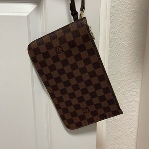 Louis Vuitton Damier Ebene Pouch Wristlet